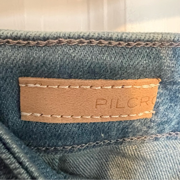 NWT Anthropologie Pilcro The Skipper High Rise Wide Leg Cropped Floral  Size 33T - Picture 7 of 13